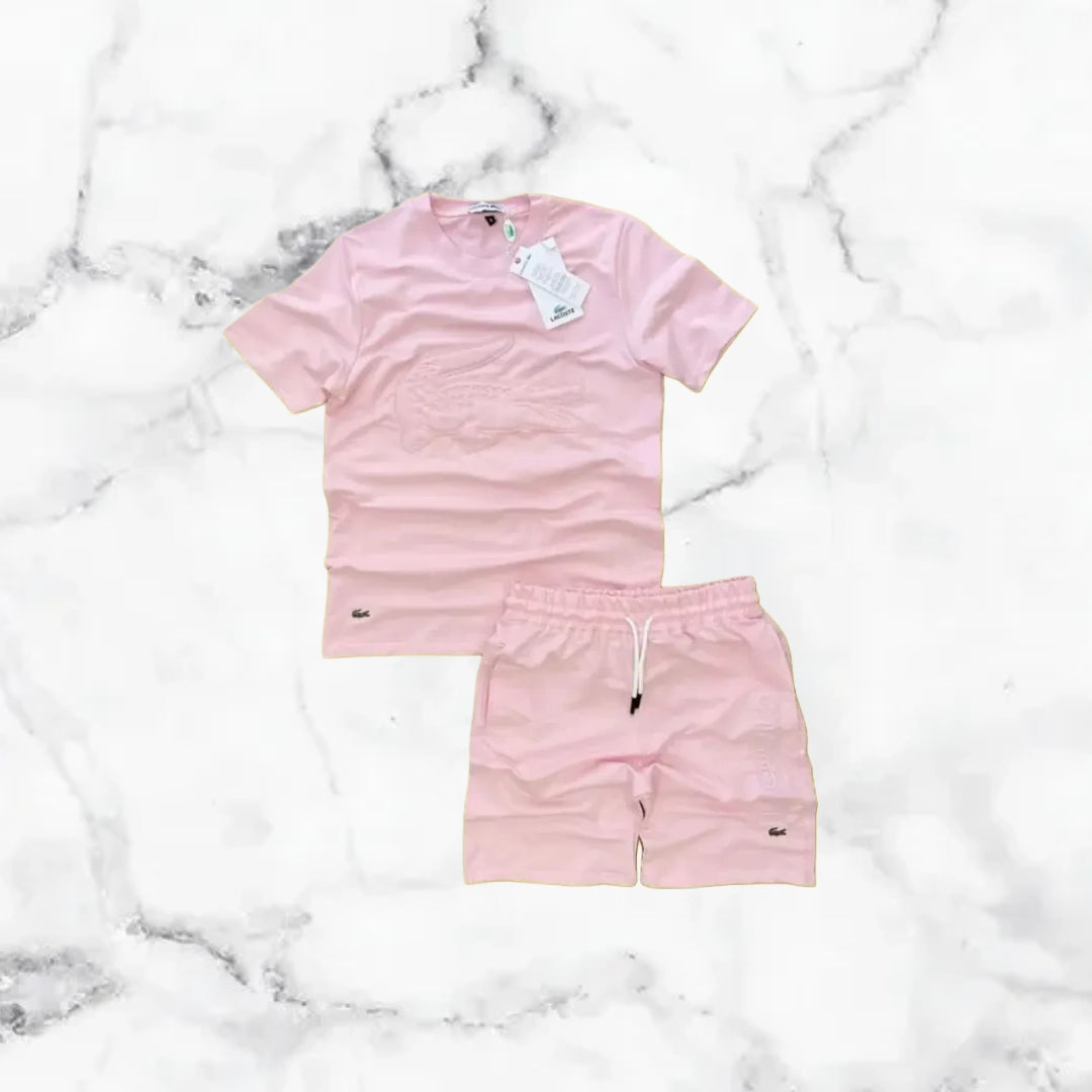 Lacoste | Ensemble T-Shirt/Short - Rose