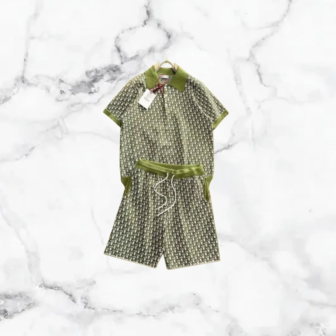 Dior | Ensemble T-Shirt/Short - Vert