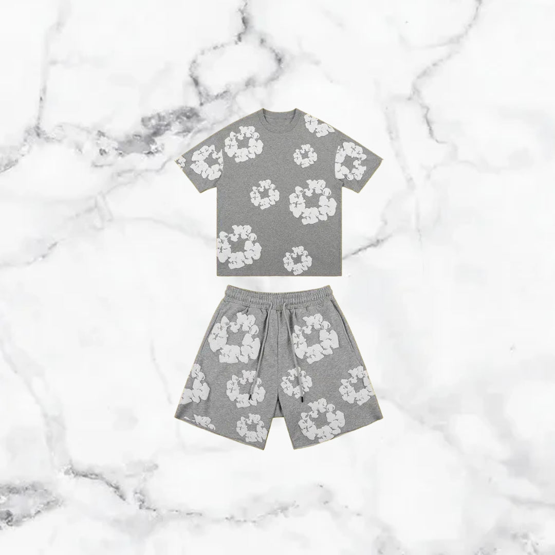 Denim Tears | Ensemble T-Shirt/Short - Gris