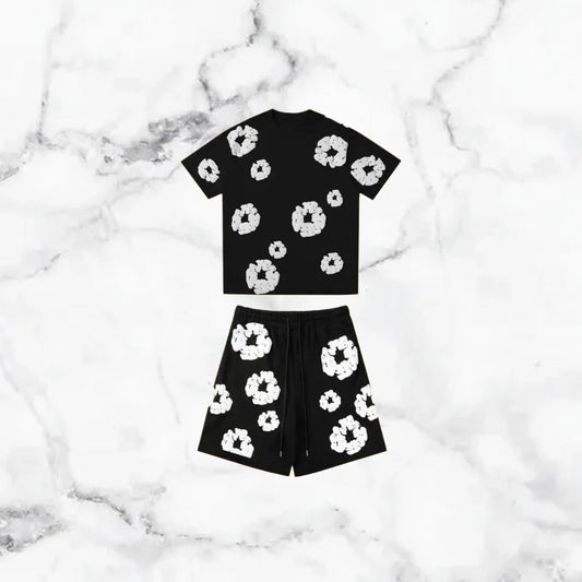 Denim Tears | Ensemble T-Shirt/Short - Noir