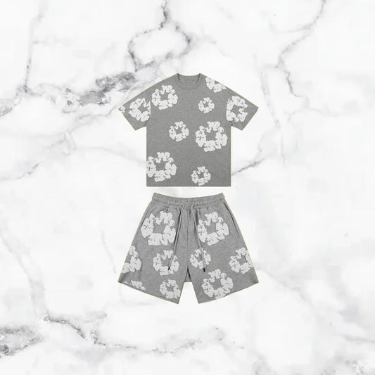 Denim Tears | Ensemble T-Shirt/Short - Gris